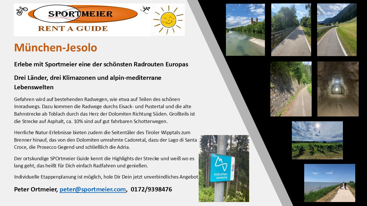 Fernradweg München-Venedig/Jesolo